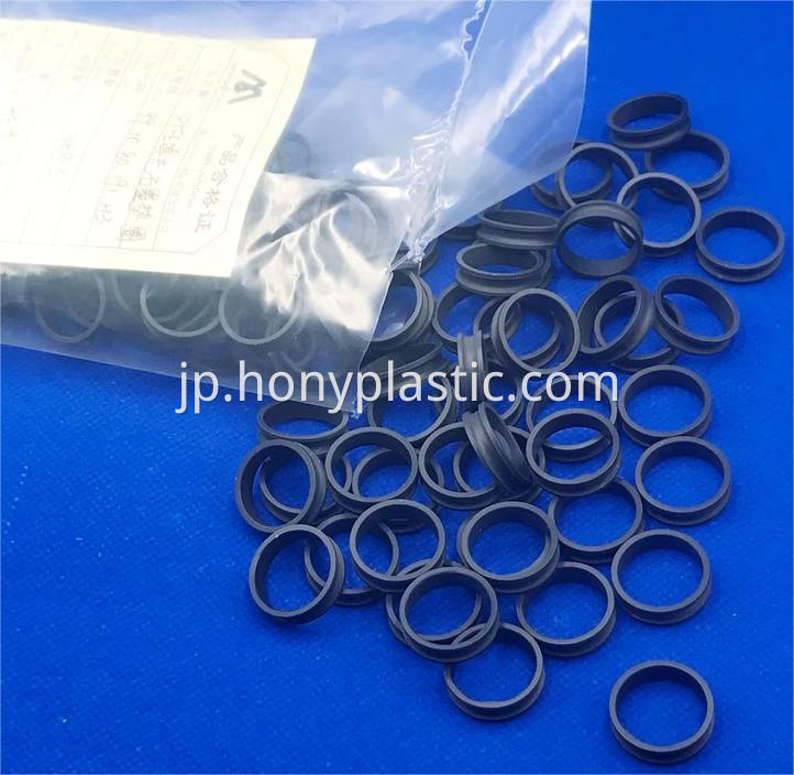 グラファイトカーボンブラックPTFEフラットガスケット6 graphite carbon black ptfe flat gasket6